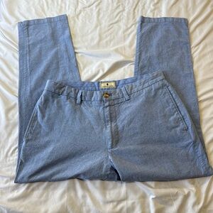 Southern Pines 100% Cotton Men's Light Blue Chino Pants Size 36x32
